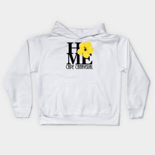 HOME Cape Canaveral Yellow Hibiscus Kids Hoodie